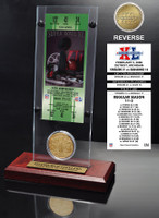 Super Bowl 40 Ticket & Game Coin Collection