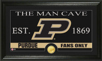 Purdue University Man Cave Bronze Coin Panoramic Photo Mint