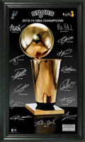 San Antonio Spurs 2014 NBA Finals Champions Trophy Signature Photo