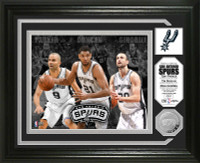 San Antonio Spurs Big 3 Minted Coin Photo Mint
