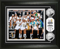 San Antonio Spurs 2014 NBA Finals Champions Celebration Silver Coin Photo Mint