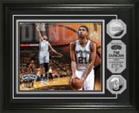 Tim Duncan Silver Coin Photo Mint