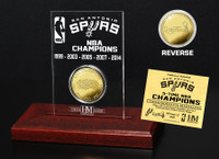 San Antonio Spurs Five Time NBA Champs Mint Coin
