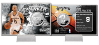 Tony Parker Silver Coin Card