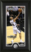 Tony Parker Minted Coin Panoramic Photo Mint