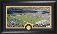 San Diego Chargers Stadium Bronze Coin Panoramic Photo Mint