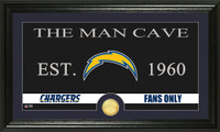 San Diego Chargers Man Cave Bronze Coin Panoramic Photo Mint