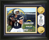Phillip Rivers Gold Coin Photo Mint