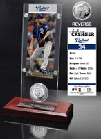 Andrew Cashner Ticket & Minted Coin Acrylic Desk Top
