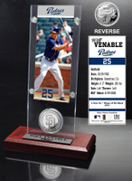 Will Venable Ticket & Minted Coin Acrylic Desk Top