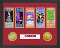 San Francisco 49ers  SB Championship Ticket Collection