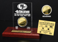 San Francisco 49ers 5x SB Champs Etched Acrylic