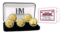 San Francisco 49ers 5-Time Super Bowl Champions Gold Game Coin Set