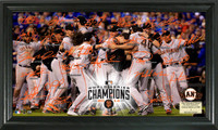 San Francisco Giants 2014 World Series Champions Celebration Signature Field