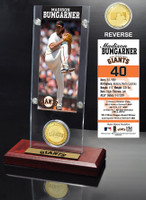 Madison Bumgarner Ticket & Bronze Coin Acrylic Desk Top