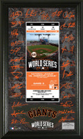 San Francisco Giants 2014 World Series Signature Ticket