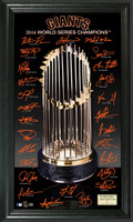 San Francisco Giants 2014 World Series Champions Trophy Signature Photo