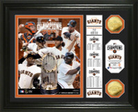 San Francisco Giants 2014 World Series Champions Banner Gold Coin Photo Mint