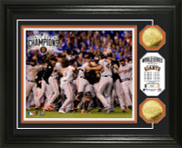 San Francisco Giants 2014 World Series Champions Celebration Gold Coin Photo Mint