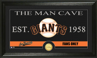 San Francisco Giants The Man Cave Bronze Coin Panoramic Photo Mint