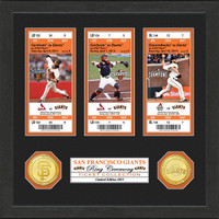 San Francisco Giants 3-time World Series Champions Ring Ceremony Ticket Collection