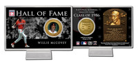 Willie McCovey Hall of Fame Coin Card