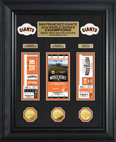 San Francisco Giants 2014 World Series Champions Deluxe Gold Coin & Ticket Collection