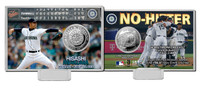 Hisashi Iwakuma No-Hitter Silver Coin Card