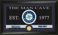 Seattle Mariners The Man Cave Bronze Coin Panoramic Photo Mint