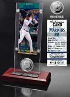 Robinson Cano Ticket & Minted Coin Acrylic Desk Top