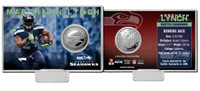 Marshawn Lynch Silver Coin Card