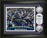 Seattle Seahawks Legion of Boom Silver Coin Photo Mint