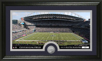 Seattle Seahawks Stadium Minted Coin Panoramic Photo Mint