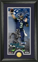 Russell Wilson Supreme Bronze Coin Panoramic Photo Mint