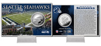 Seattle Seahawks Silver Coin Card