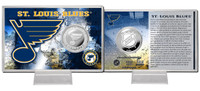 St. Louis Blues Silver Coin Card