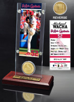 Michael Wacha Ticket & Bronze Coin Acrylic Desk Top