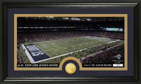 Los Angeles Rams Stadium Bronze Coin Panoramic Photo Mint