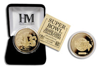 24kt Gold Super BowlxXVIII flip coin