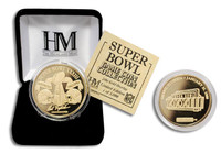24kt Gold Super BowlxXXIII flip coin