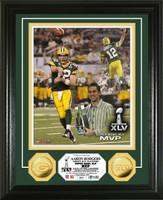 Super BowlxLV MVP 24KT Gold Coin Photo Mint