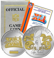 Super BowlxLI Official 2-Tone Flip Coin
