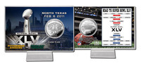 Super BowlxLV Silver Flip Coin Card