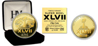 Super BowlxLVII Gold Flip Coin