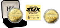 Super Bowl 49 Gold Flip Coin