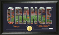 Syracuse University Silhouette Bronze Coin Panoramic Photo Mint
