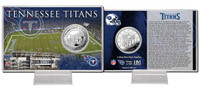 Tennessee Titans Silver Coin Card
