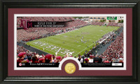 Texas A&M University Stadium Bronze Coin Panoramic Photo Mint