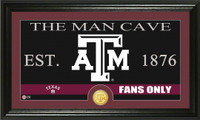 Texas A&M University Man Cave Bronze Coin Panoramic Photo Mint