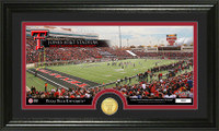 Texas Tech University Stadium Bronze Coin Panoramic Photo Mint
